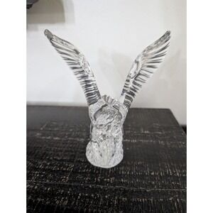Waterford Crystal Flying Eagle Sculpture Figurine, EUC